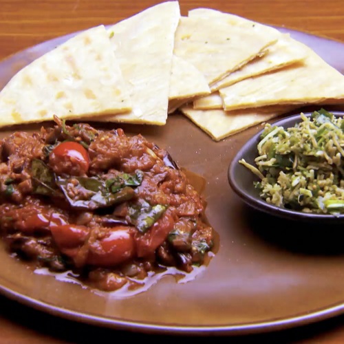 Eggplant and Tomato Curry
